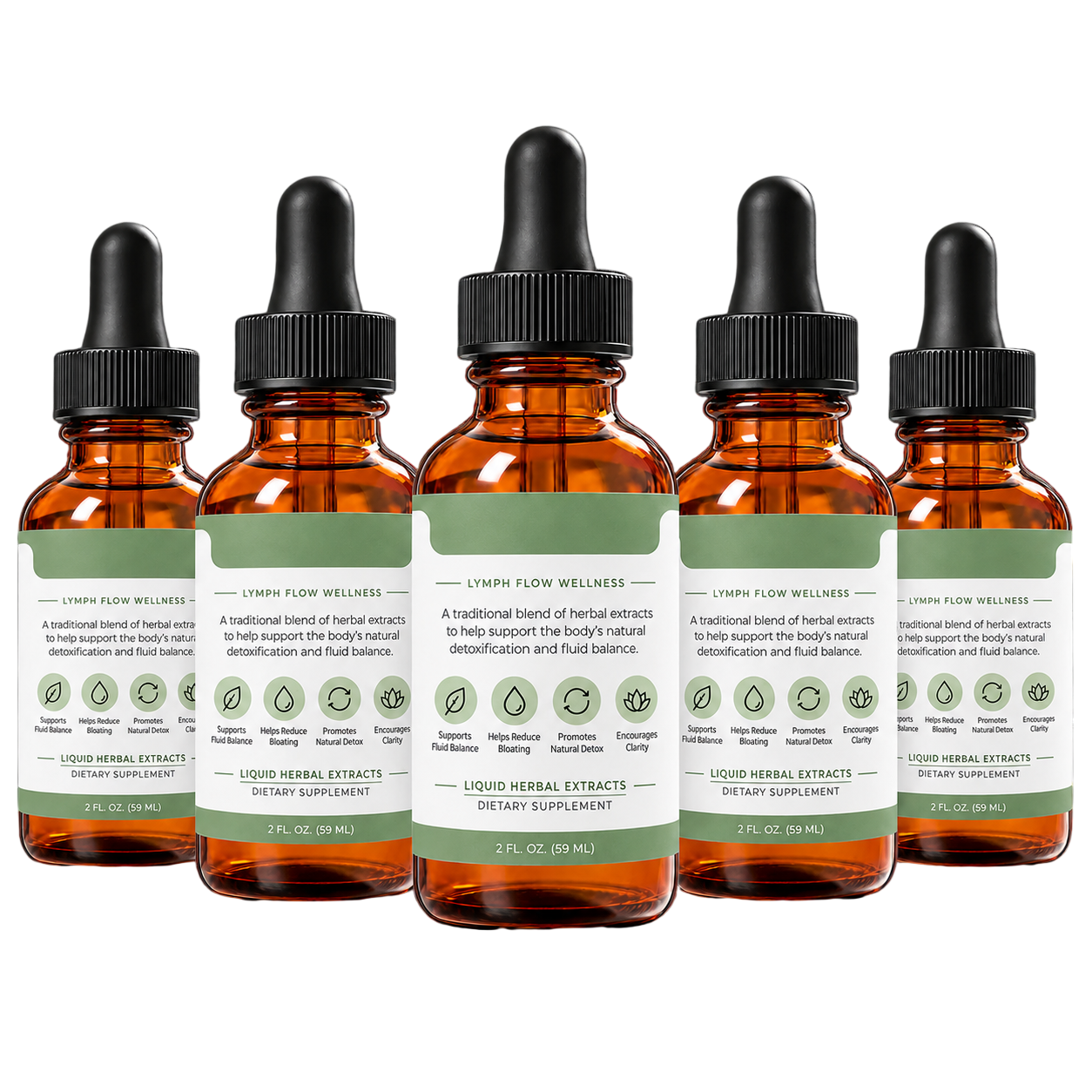 5 Pack | Lymphatic Drainage Drops